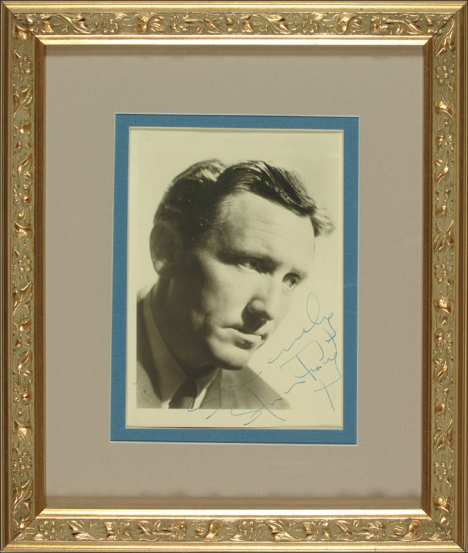 Lot 1379 Spencer Tracy Signed Photograph