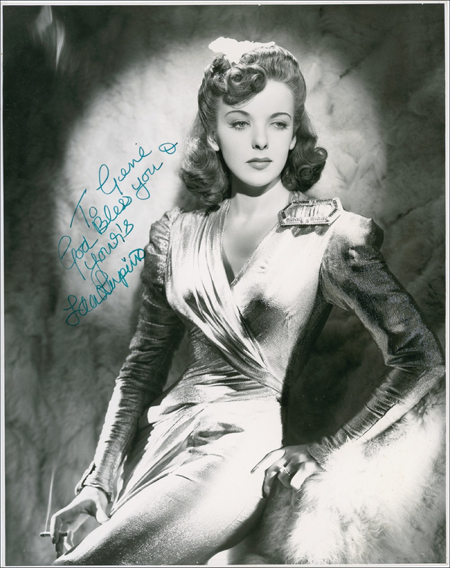 Lot 1209 Ida Lupino Signed Photograph