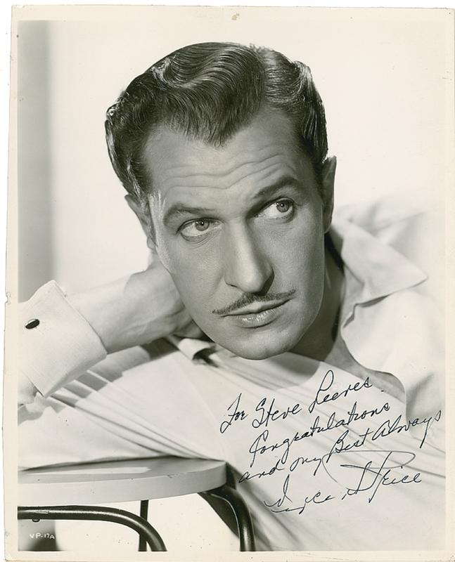 Lot 1281 Vincent Price: From Dr. Phibes to Hercules?