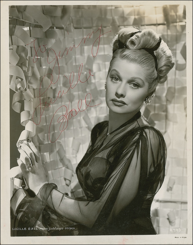 Lot 964 Lucille Ball Signed Photograph