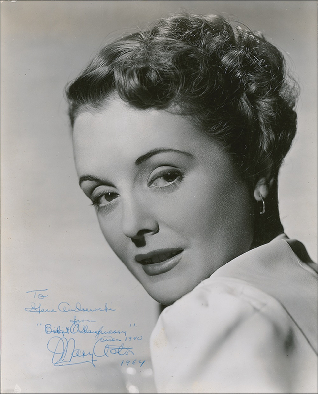 Lot 956 Mary Astor Signed Photograph