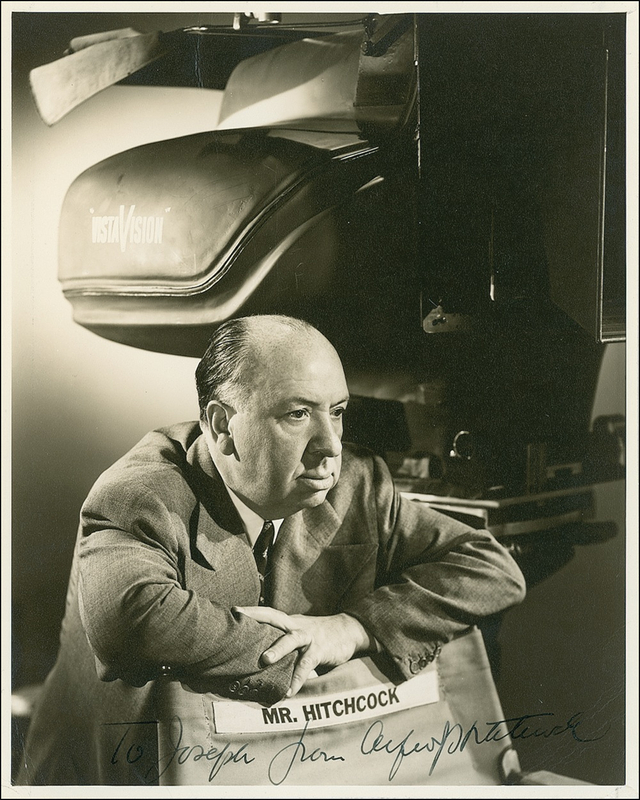 Lot 1140 Alfred Hitchcock Signed Photograph