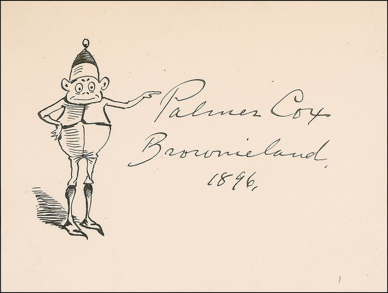 Lot 488 Palmer Cox Sketch