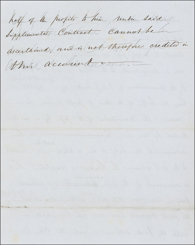 Lot 283 Samuel F. B. Morse: Regarding parts for the first telegraph