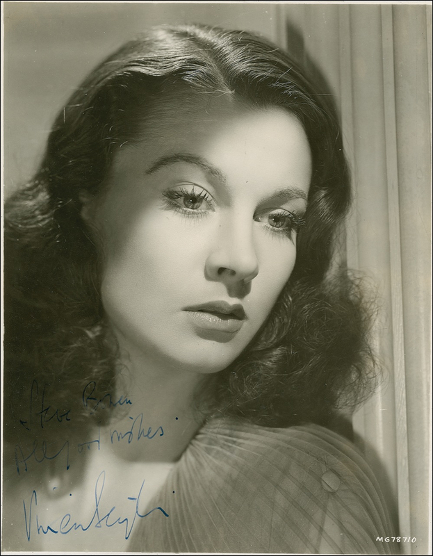 Lot 1194 Vivien Leigh Signed Photograph