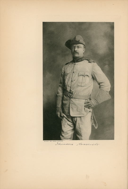 Lot 144 Theodore Roosevelt: With superb signed ?Rough Rider? portrait