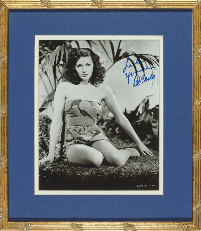 Lot 1055 Yvonne DeCarlo Signed Photograph