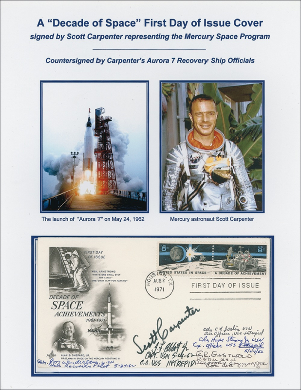 Lot 424 Aurora 7 First Day Cover