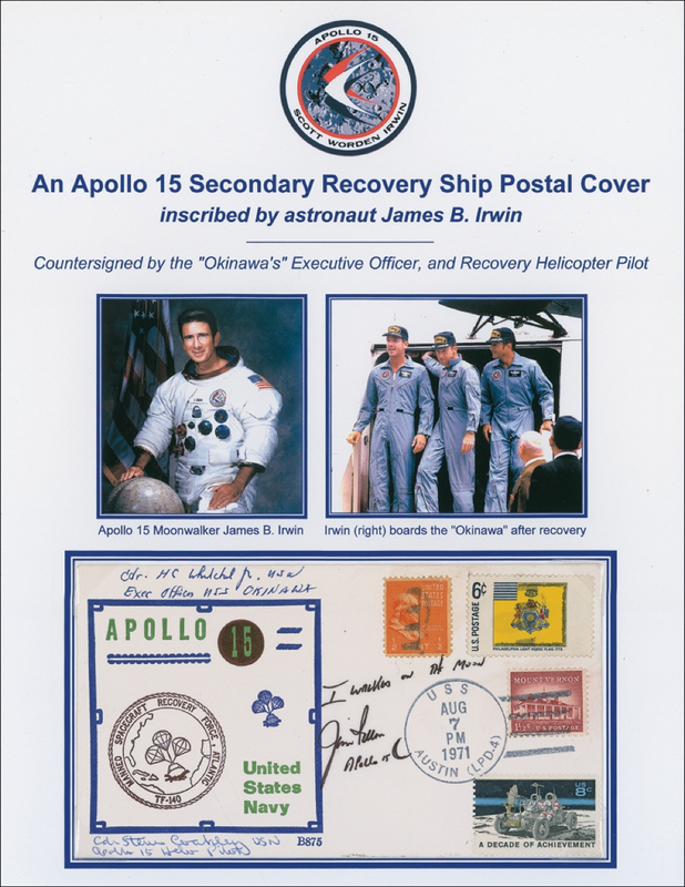 Lot 413 Apollo 15 Commemorative Cover