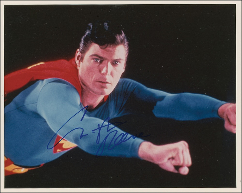 Lot 1295 Christopher Reeve Signed Photograph