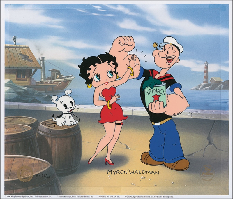 Lot 646 Myron Waldman Animation Cel