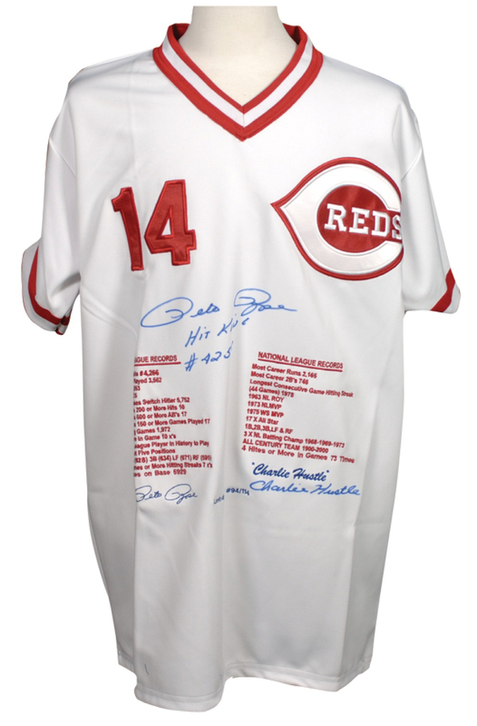 Lot 1556 Pete Rose Baseball Jersey