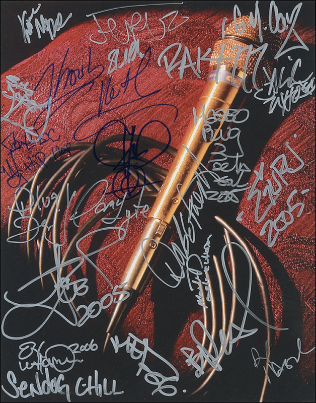 Lot 775 Hip Hop Legends Signed Photograph