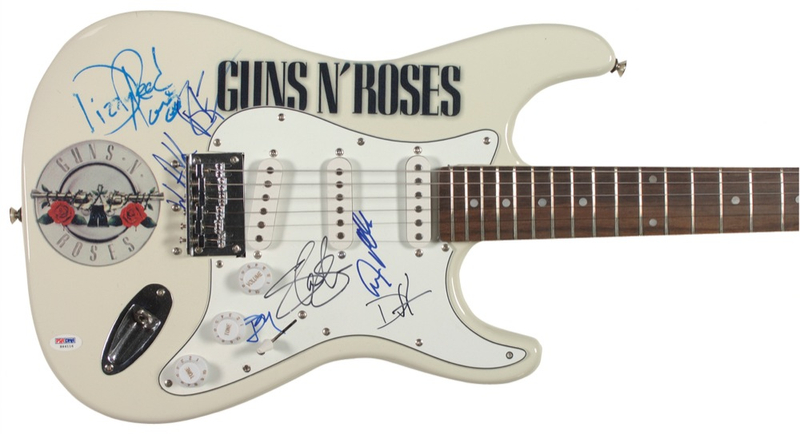 Lot 759 Guns N? Roses Guitar