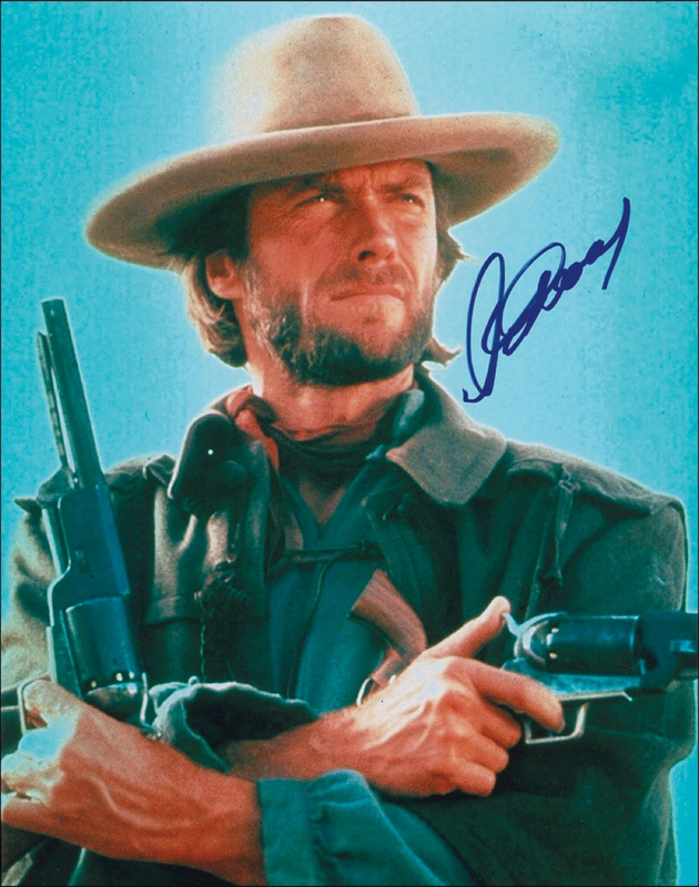 Lot 1067 Clint Eastwood Signed Photograph