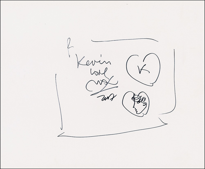 Lot 544 Peter Max Sketch