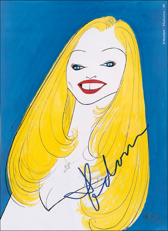 Lot 806 Madonna Signed Photograph