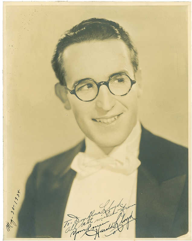 Lot 1199 Harold Lloyd: The family way