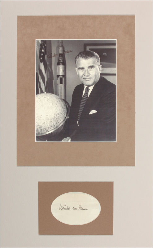 Lot 450 Wernher von Braun Signature