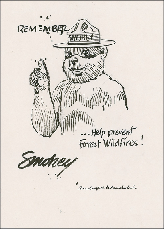 Lot 650 Rudolph Wendelin Sketch