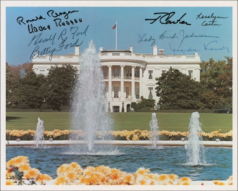 Lot 121 Presidents and First Ladies Signed Photograph