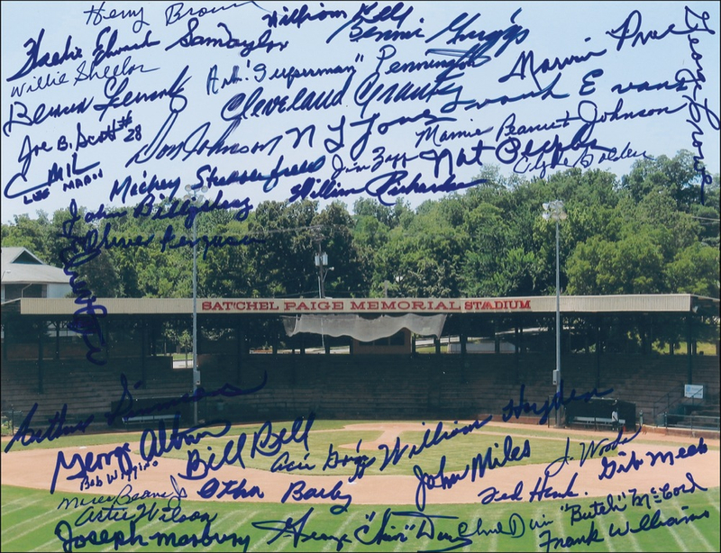 Lot 1435 Baseball: Negro League Signed Photograph