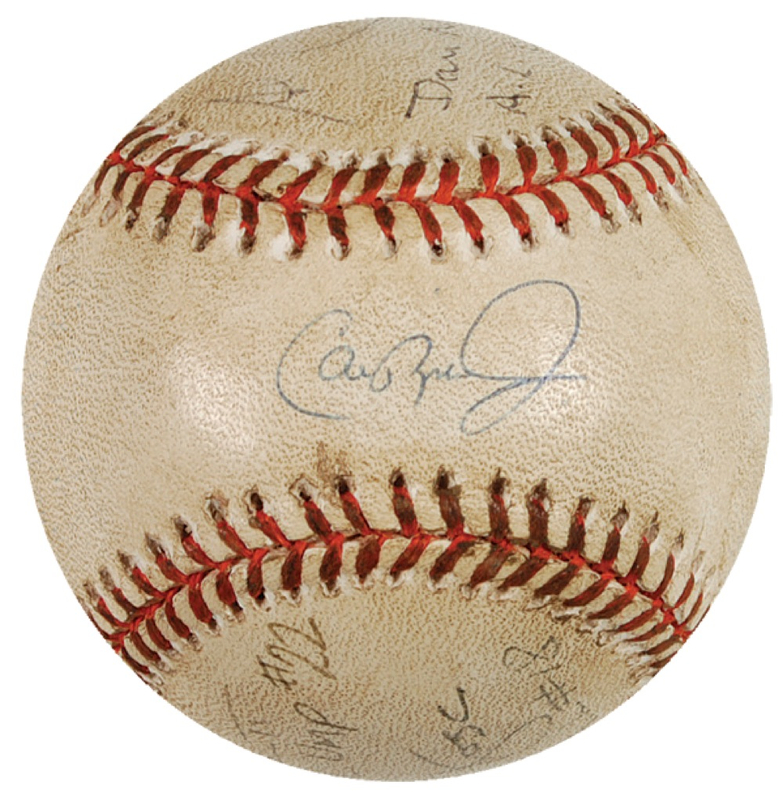 Lot 1544 Cal Ripken, Jr: Celebrating Ripken’s historic achievement