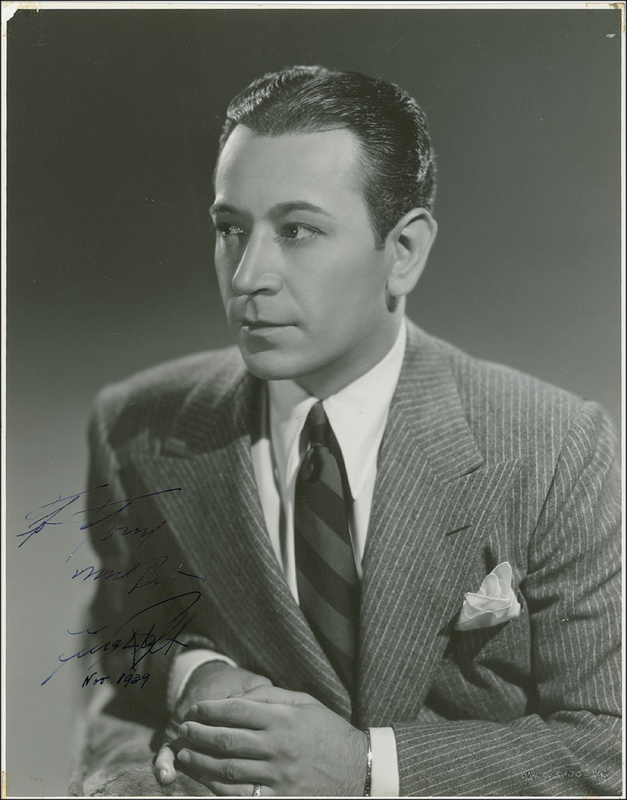 Lot 1283 George Raft Signed Photograph