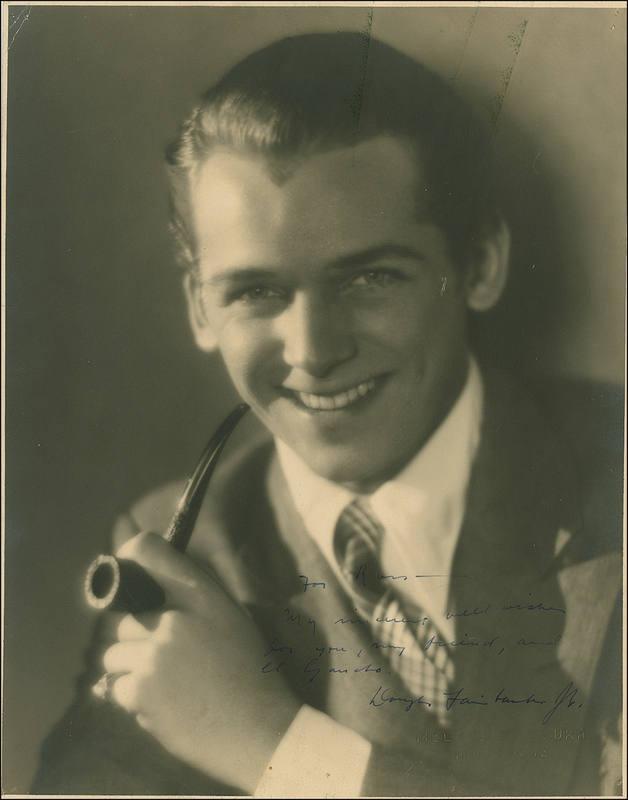 Lot 1076 Douglas Fairbanks, Jr Signed Photograph