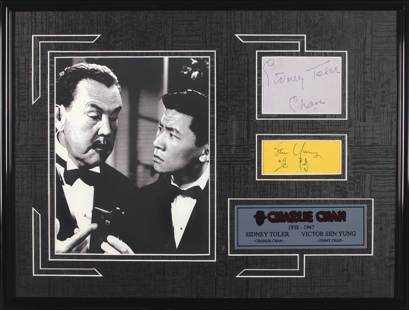 Lot 1377 Sidney Toler and Victor Sen Yung Signature