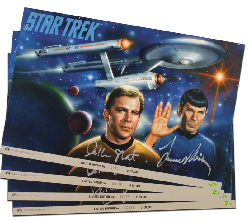 Lot 1340 Star Trek: Shatner and Nimoy Group Lot