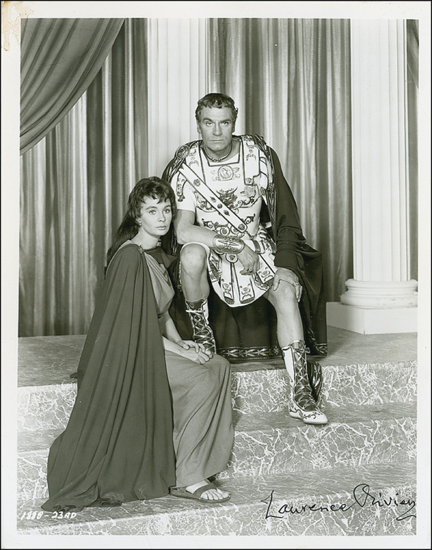 Lot 1255 Laurence Olivier Signed Photograph