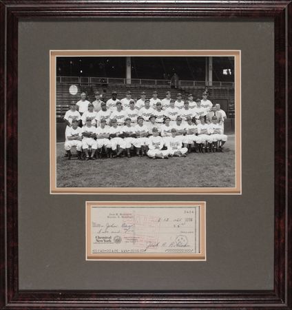 Lot #1548 Jackie Robinson Check - Image 1