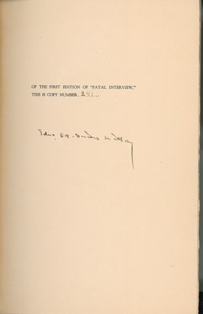 Lot #550 Edna St. Vincent Millay Book - Image 1