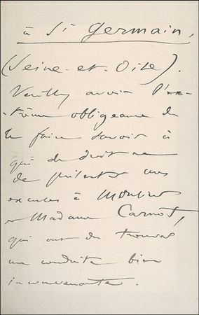 Lot #863 Camille Saint-Saëns Handwritten Letter Signed - Image 3