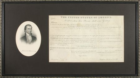 Lot #99 James Monroe Signed Document - Image 1