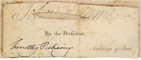 Lot #2 John Adams Signature