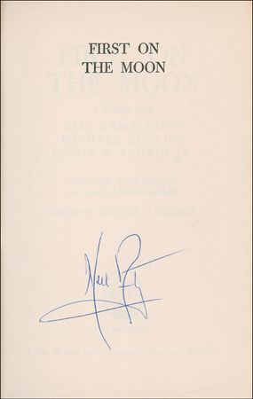 Lot #420 Neil Armstrong Book - Image 1