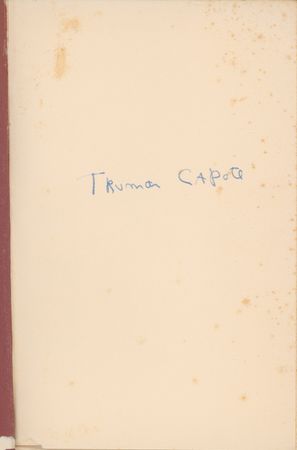Lot #476 Truman Capote Book - Image 1