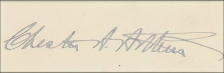 Lot #11 Chester A. Arthur Signature - Image 2