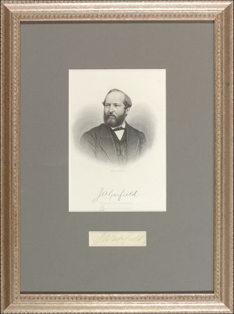 Lot #61 James A. Garfield Signature - Image 1