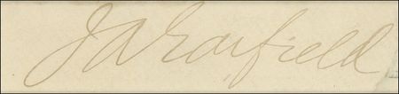 Lot #61 James A. Garfield Signature - Image 2