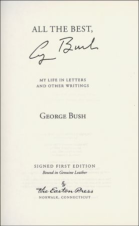Lot #18 George Bush Book