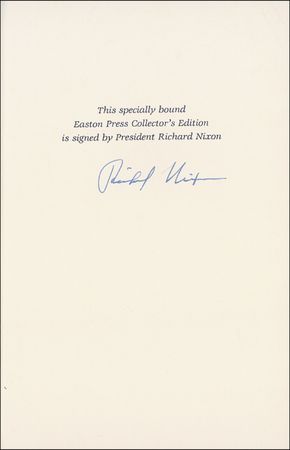 Lot #103 Richard Nixon Book - Image 1