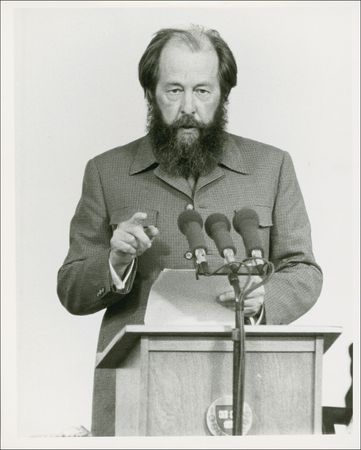 Lot #591 Alexander Solzhenitsyn Signed Photograph - Image 2