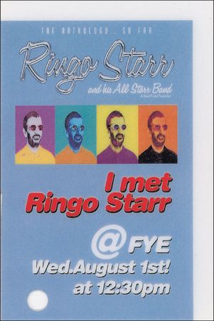 Lot #679 Beatles: Ringo Starr CD booklet - Image 1