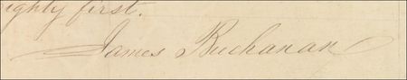 Lot #16 James Buchanan: Buchanan appoints a visitor to “the Government Hospital for the Insane,” later renamed St. Elizabeth’s - Image 2