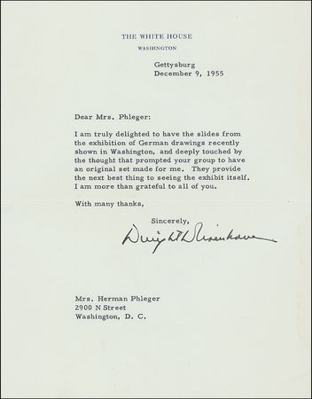 Lot #45 Dwight and Mamie Eisenhower Group Lot - Image 1