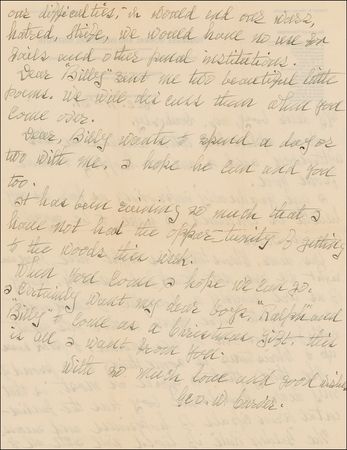 Lot #185 George Washington Carver: ?The ?Golden Rule? if lived will settle all of our difficulties? - Image 2