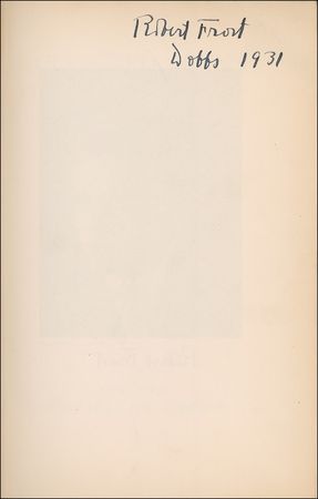 Lot #508 Robert Frost Book - Image 1